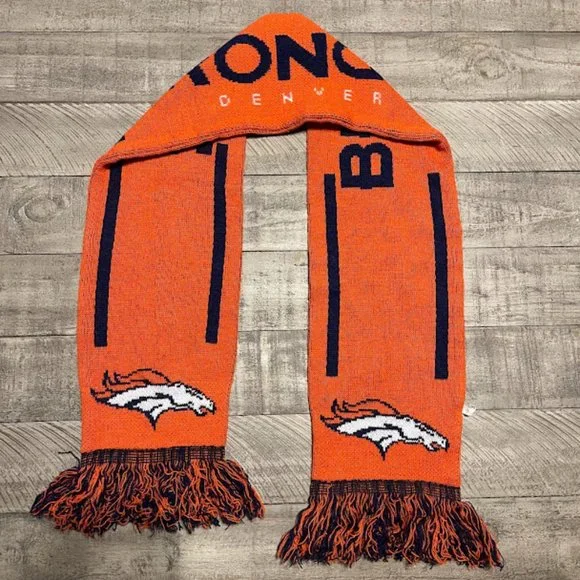 NWT DENVER BRONCOS Forever Collectible SCARF NFL WINTER SPORTS - Picture 3 of 3